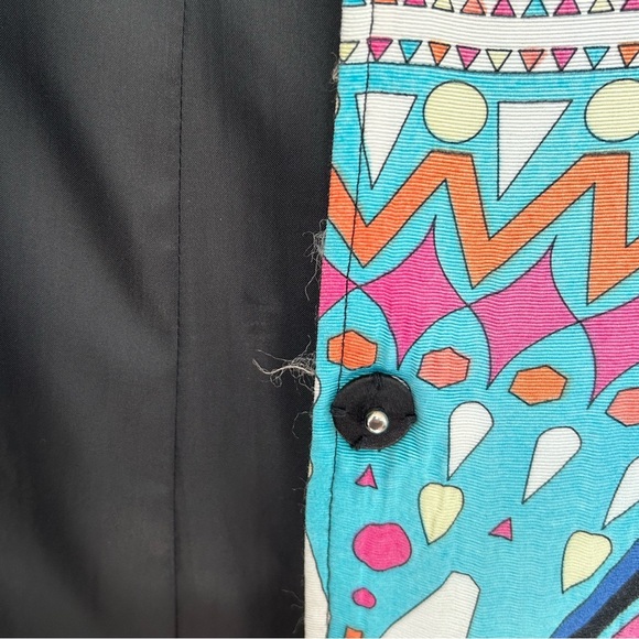 Emily In Paris Emilio Pucci colorful silk day coat size 38IT - Picture 6 of 10